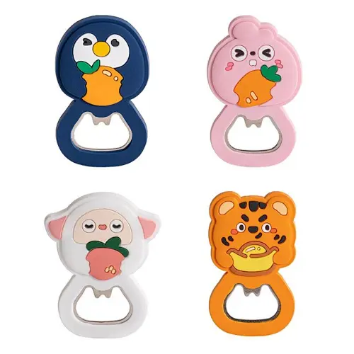 Creative Cute Cartoon Animal Magnetic Beer Bottle Opener